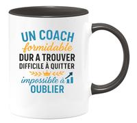 quotedazur - Mug Humour Un Coach Formidable, Dur À Trouver, Difficile Quitter, Impossible Oublier Cadeau Parfait Pour Tasse Unique Et Inspirante