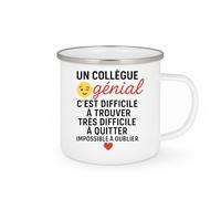 quotedazur - Mug Humour Un Collègue Génial C'est Difficile À Trouver Très Difficile À Quitter Impossible À Oublier - Idéal Cadeau Tasse Pour Collègue Exceptionnel