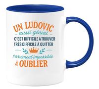 quotedazur - Mug Humour Un Ludovic Génial, Difficile À Trouver, Impossible Oublier, Cadeau Exceptionnel Idée Originale Tasse Parfaite Pour Homme Unique Offrir