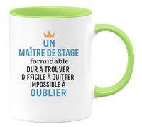quotedazur - Mug Humour Un Maitre De Stage Formidable Dur À Trouver Difficile Quitter Impossible Oublier Cadeau Original Tasse Maître Unique Et Inoubliable
