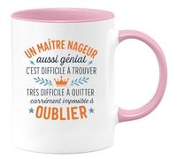 quotedazur - Mug Humour Un Maître Nageur Génial : Difficile À Trouver, Quitter Ou Oublier - Idée Cadeau Unique Tasse Parfaite Pour Maître Nageur