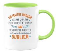 quotedazur - Mug Humour Un Maître Nageur Génial Difficile À Trouver, Quitter Ou Oublier Idée Cadeau Unique Tasse Parfaite Pour