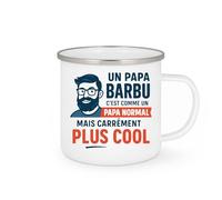 quotedazur - Mug Humour Un Papa Barbu, C’est Comme Normal, Mais Encore Plus Cool Idéal Cadeau Originale Pour Tasse Unique Et Fun