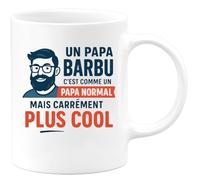 quotedazur - Mug Humour Un Papa Barbu, C’est Comme Normal, Mais Encore Plus Cool Idéal Cadeau Originale Pour Tasse Unique Et Fun