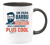 quotedazur - Mug Humour Un Papa Barbu, C’est Comme Normal, Mais Encore Plus Cool Idéal Cadeau Originale Pour Tasse Unique Et Fun