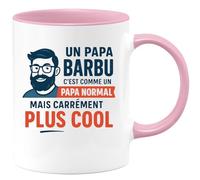 quotedazur - Mug Humour Un Papa Barbu, C’est Comme Normal, Mais Encore Plus Cool Idéal Cadeau Originale Pour Tasse Unique Et Fun