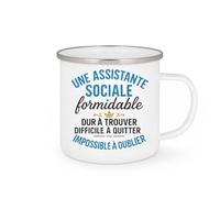 quotedazur - Mug Humour Une Assistante Sociale Formidable, Rare À Trouver, Difficile Quitter Et Impossible Oublier Idée Cadeau Parfaite Tasse Originale Pour Dévouée
