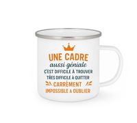quotedazur - Mug Humour Une Cadre Aussi Géniale, Difficile À Trouver, Quitter, Impossible Oublier Idée Cadeau Parfaite Tasse Unique Pour Exceptionnelle