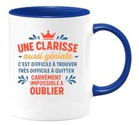 quotedazur - Mug Humour Une Clarisse Géniale, Difficile À Trouver Et Impossible Oublier Idée Cadeau Originale Tasse Personnelle Pour Unique