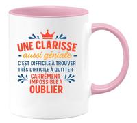quotedazur - Mug Humour Une Clarisse Géniale, Difficile À Trouver Et Impossible Oublier Idée Cadeau Originale Tasse Personnelle Pour Unique