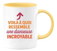 quotedazur - Mug Humour Une Danseuse Incroyable, Voici À Quoi Elle Ressemble Cadeau Parfait Pour Les Danseuses Avec Cette Tasse Unique Et Élégante