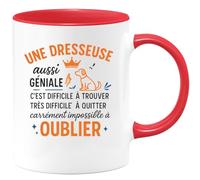 quotedazur - Mug Humour Une Dresseuse Géniale, Difficile À Trouver, Quitter, Et Impossible À Oublier - Idée Cadeau Originale Tasse Pour Dresseuse Exceptionnelle