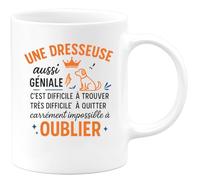 quotedazur - Mug Humour Une Dresseuse Géniale, Difficile À Trouver, Quitter, Et Impossible Oublier Idée Cadeau Originale Tasse Pour Exceptionnelle
