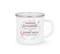quotedazur - Mug Humour une maman formidable donne toujours une grand-mère exceptionnelle - Cadeau Annonce Grossesse Naissance Mamie Femme