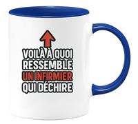 quotedazur - Mug Humour Voilà À Quoi Ressemble Un Infirmier Qui Déchire Cadeau Original Pour Tasse Unique Et Stylée