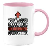quotedazur - Mug Humour Voilà À Quoi Ressemble Un Infirmier Qui Déchire Cadeau Original Pour Tasse Unique Et Stylée