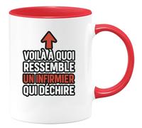 quotedazur - Mug Humour Voilà À Quoi Ressemble Un Infirmier Qui Déchire Cadeau Original Pour Tasse Unique Et Stylée