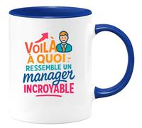 quotedazur - Mug Humour Voilà À Quoi Ressemble Un Manager Incroyable Véritable Leader Inspirant Cadeau Original Pour Tasse Unique Et Pratique