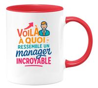 quotedazur - Mug Humour Voilà À Quoi Ressemble Un Manager Incroyable Véritable Leader Inspirant Cadeau Original Pour Tasse Unique Et Pratique