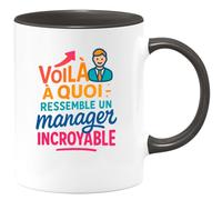 quotedazur - Mug Humour Voilà À Quoi Ressemble Un Manager Incroyable Véritable Leader Inspirant Cadeau Original Pour Tasse Unique Et Pratique