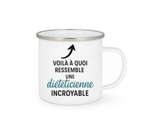 quotedazur - Mug Humour Voilà À Quoi Ressemble Une Diététicienne Incroyable, Un Vrai Cadeau - Cadeau Parfait Tasse Diététicienne Pour Femmes Attentionnées