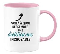 quotedazur - Mug Humour Voilà À Quoi Ressemble Une Diététicienne Incroyable, Un Vrai Cadeau Parfait Tasse Pour Femmes Attentionnées