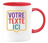 quotedazur - Mug Humour Votre Texte Ici Prénom Cadeau Original Et Tasse Personnalisée Pour Homme