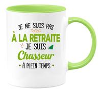 quotedazur - Mug Je Ne Suis Pas A La Retraite Je Suis Chasseur