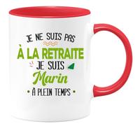 quotedazur - Mug Je Ne Suis Pas A La Retraite Je Suis Marin