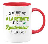 quotedazur - Mug Je Ne Suis Pas A La Retraite Je Suis Randonneur