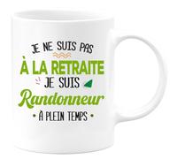 quotedazur - Mug Je Ne Suis Pas A La Retraite Je Suis Randonneur
