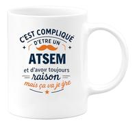 quotedazur - Mug Je ne suis pas parfaite mais je suis Aide à domicile et c'est presque pareil - Tasse Cadeau Aide à domicile Femme - Vert/Céramique