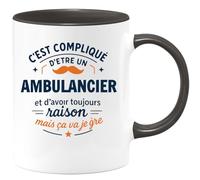 quotedazur - Mug Je ne suis pas parfaite mais je suis Assistante maternelle et c'est presque pareil - Tasse Cadeau Assistante maternelle Femme - Blanc/Céramique