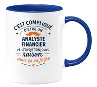 quotedazur - Mug Je ne suis pas parfaite mais je suis Assistante maternelle et c'est presque pareil - Tasse Cadeau Assistante maternelle Femme - Blanc/Emaillé