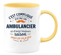 quotedazur - Mug Je ne suis pas parfaite mais je suis Assistante maternelle et c'est presque pareil - Tasse Cadeau Assistante maternelle Femme - Rose/Céramique