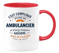 quotedazur - Mug Je ne suis pas parfaite mais je suis Assistante maternelle et c'est presque pareil - Tasse Cadeau Assistante maternelle Femme - Noir/Céramique