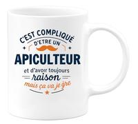 quotedazur - Mug Je ne suis pas parfaite mais je suis Cadre en éducation et c'est presque pareil - Tasse Cadeau Cadre en éducation Femme - Vert/Céramique