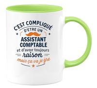 quotedazur - Mug Je ne suis pas parfaite mais je suis Chargée de communication et c'est presque pareil - Tasse Cadeau Chargée de communication Femme - Rouge/Céramique