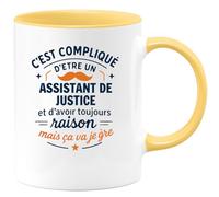quotedazur - Mug Je ne suis pas parfaite mais je suis Chargée de projet et c'est presque pareil - Tasse Cadeau Chargée de projet Femme - Rose/Céramique