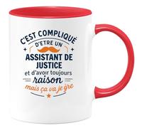quotedazur - Mug Je ne suis pas parfaite mais je suis Chargée de projet et c'est presque pareil - Tasse Cadeau Chargée de projet Femme - Noir/Céramique