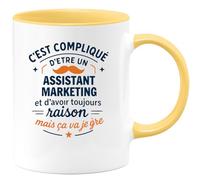 quotedazur - Mug Je ne suis pas parfaite mais je suis Coiffeuse et c'est presque pareil - Tasse Cadeau Coiffeuse Femme - Rose/Céramique