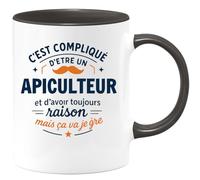 quotedazur - Mug Je ne suis pas parfaite mais je suis Manager et c'est presque pareil - Tasse Cadeau Manager Femme - Blanc/Céramique