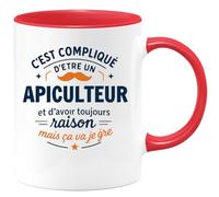 quotedazur - Mug Je ne suis pas parfaite mais je suis Manager et c'est presque pareil - Tasse Cadeau Manager Femme - Noir/Céramique