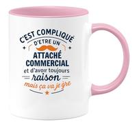 quotedazur - Mug Je ne suis pas parfaite mais je suis Vétérinaire et c'est presque pareil - Tasse Cadeau Vétérinaire Femme - Bleu/Céramique