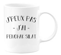 quotedazur - Mug Je Peux Pas J'ai Penchak silat - Blanc/Céramique