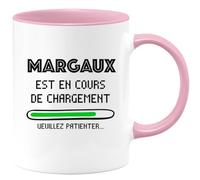 quotedazur - Mug Margaux Est En Cours De Chargement Veuillez Patienter - Rose/Céramique