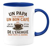 quotedazur - Mug Papa - Cadeau Fête Des Pères - Tasse Papa Bon Comme Un Café