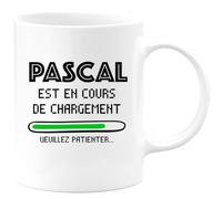 quotedazur - Mug Pascal Est En Cours De Chargement Veuillez Patienter - Blanc/Céramique