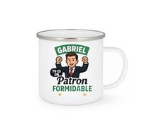 quotedazur - Mug Personnalisé Gabriel, Un Patron Formidable À Découvrir Avec Ce Cadeau Pour Noël Tasse Et - Blanc/Émaillé