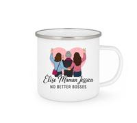 quotedazur - Mug Personnalisé Humour Elise Pour Maman Avec Prénom Jessica Cadeau Original Jolie Tasse À Offrir - Blanc/Émaillé